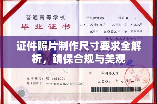禅城证件照片制作尺寸要求全解析，确保合规与美观
