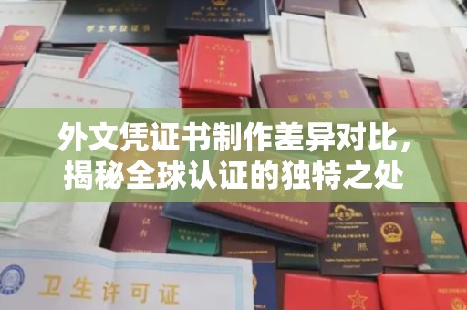 禅城外文凭证书制作差异对比，揭秘全球认证的独特之处
