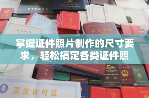 禅城掌握证件照片制作的尺寸要求，轻松搞定各类证件照