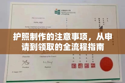 禅城护照制作的注意事项，从申请到领取的全流程指南