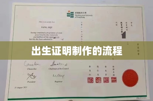 禅城出生证明制作的流程